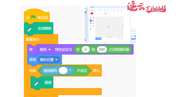 济南机器人编程培训：Scratch图形化编程，编程画窗花！~山东机器人编程~机器人编程(图12)